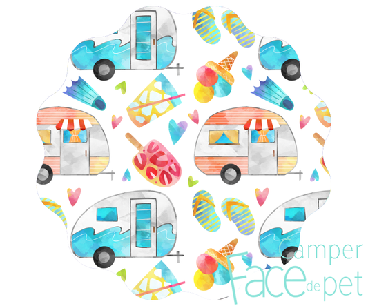 Serviette hygiénique lavable camper