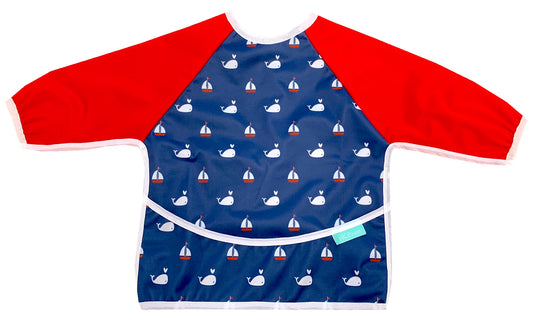 Bavette imperméable Bateau baleine