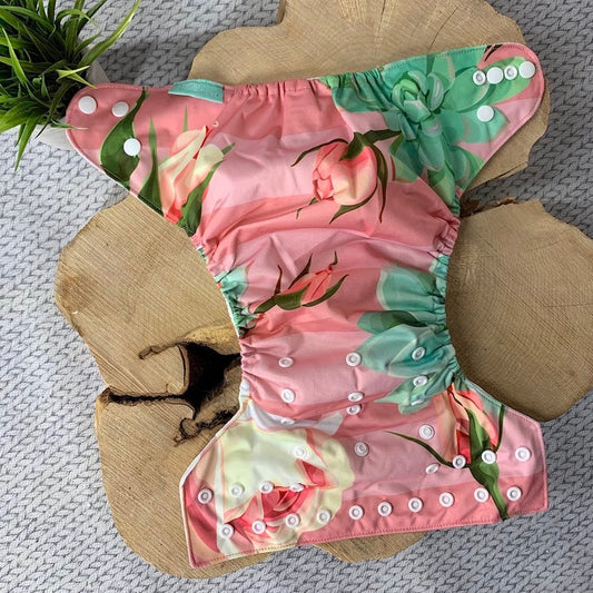 Couche lavable floral