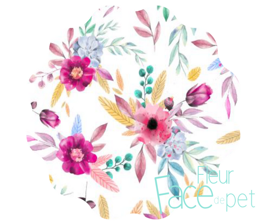 Compresse d'allaitement fleur