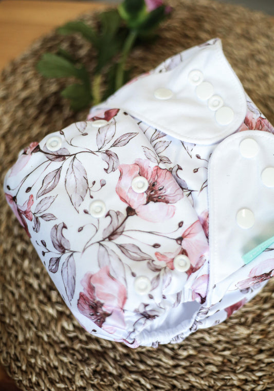 Couche lavable Fleur vintage