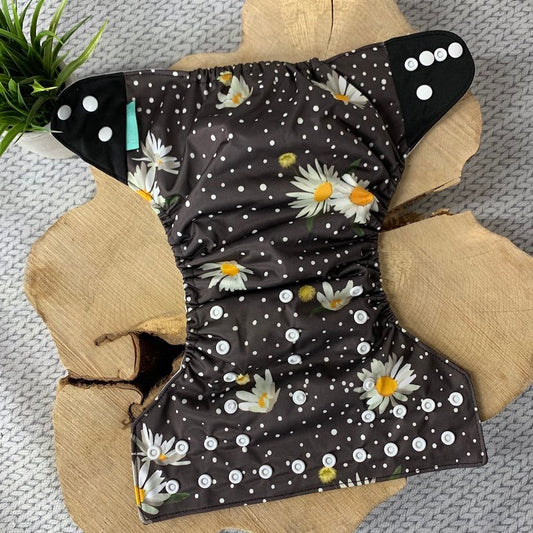 Couche lavable marguerite